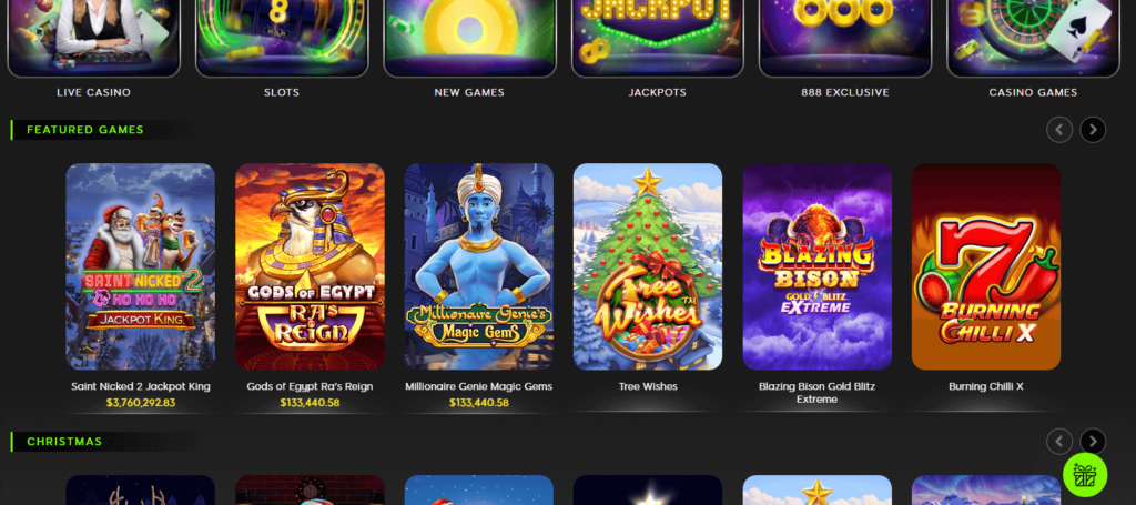 888casino NZ games